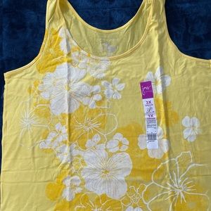 Just My Size Embellished Tank Top 286